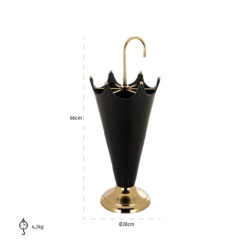 Paraplubak Jytte (Black/gold)