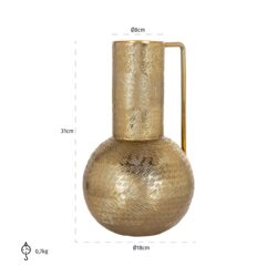 Vaas Leia klein goud (Gold)
