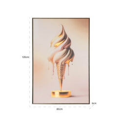 Wall art Icecream (Gold)