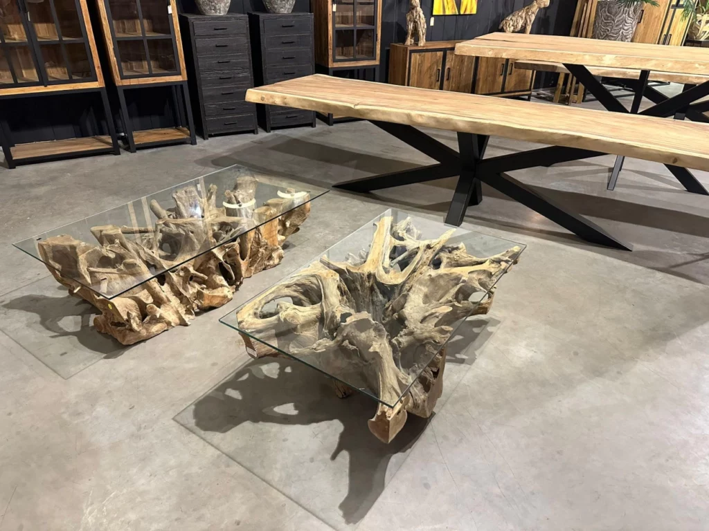 Salontafel Amazones wortelteak