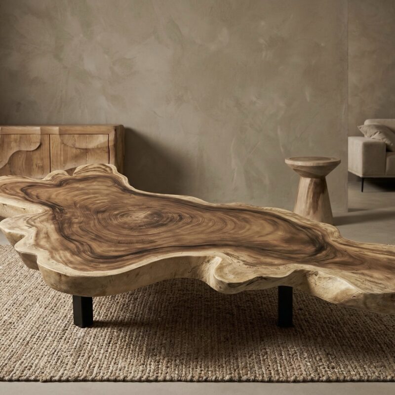 Salontafel organisch suarhout