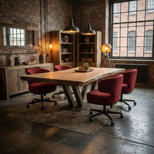 Boomstamtafel Suarhout V-poot zwart