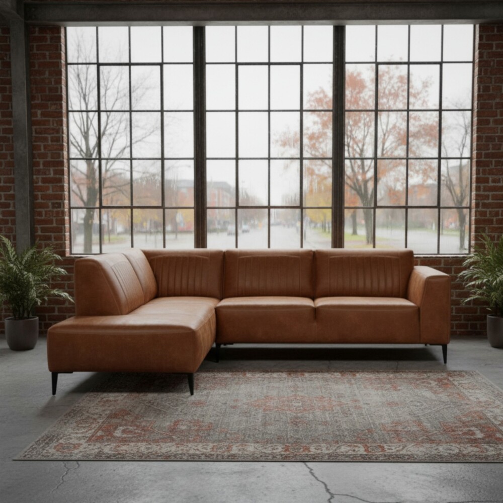 Aspen hoekbank links voorstaand industrieel voorraad