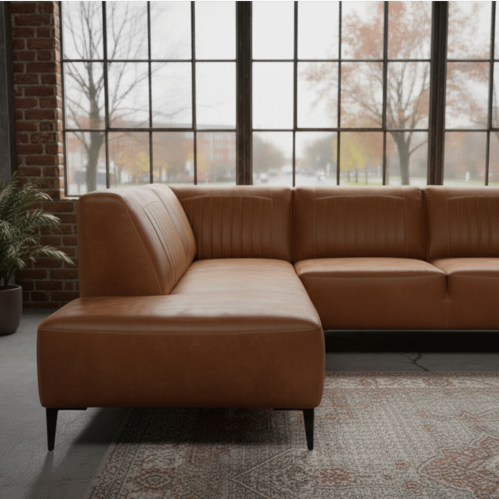 Hoekbank Aspen cognac