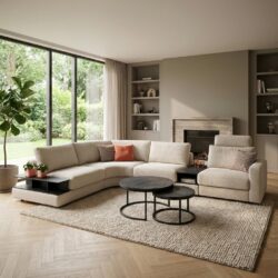 Hoekbank Mirable met tussentafel