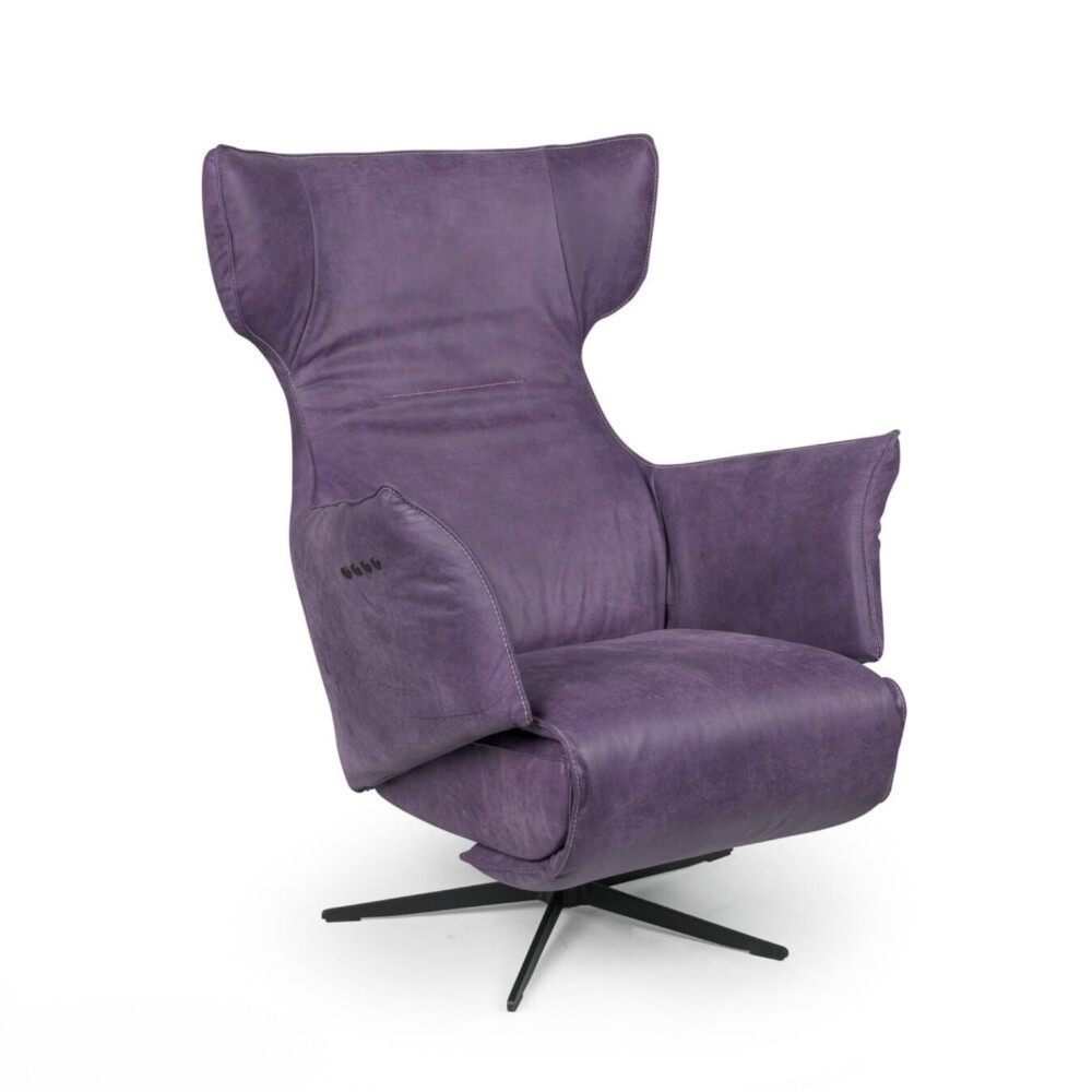 Relaxfauteuil Ellen van Chill Line in africa leder verkrijgbaar in 200+ stoffen (1)