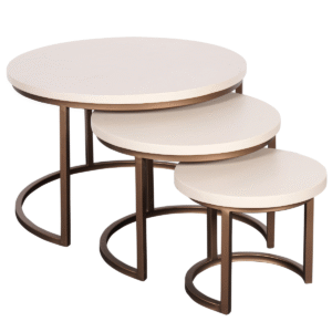 Salontafel set Madison zand van drie tafels Starfurn