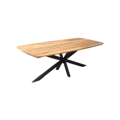 Eettafel Deens ovaal mangohout naturel Mette