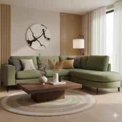 Hoogwaardige houten woonkamerbank, modern en comfortabel furniture, duurzame meubelen van Mokana meubelen.