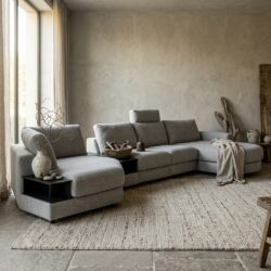 Elementen hoekbank Mirable van DFM met veel mogelijkheden.