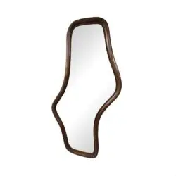 Wavy spiegel 121, Mango Matt Walnut