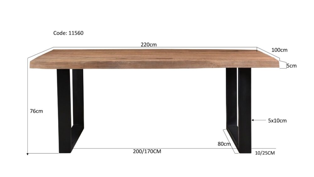 Sturdy Tree Top U 220 cm