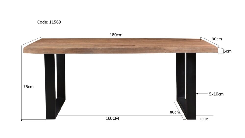 Sturdy Tree Top U 180 cm