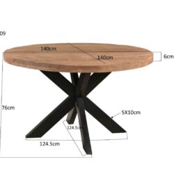 Sturdy Round 140 cm