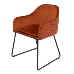 Benthe Rust Copper Velvet