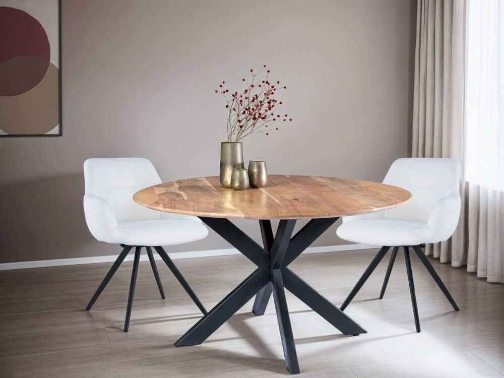 Oslo Round Acasia 130 cm