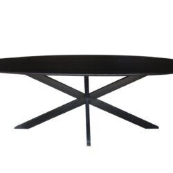 Oslo Black Oval 240 cm