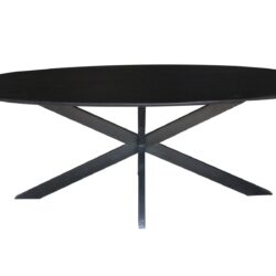 Oslo Black Oval 210 cm