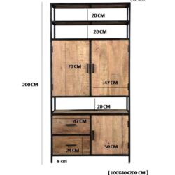 Sturdy open 100cm