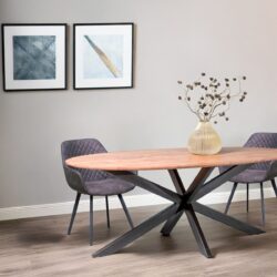 Oslo Oval Acasia 180cm
