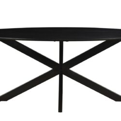 Oslo Oval Black 180 cm
