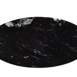Marble Oval Spider Black 180cm