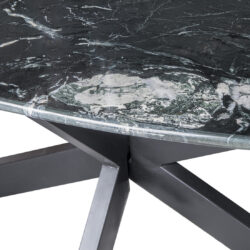 Marble Oval Spider Black 180cm