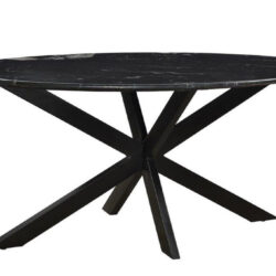 Marble Oval Spider Black 180cm