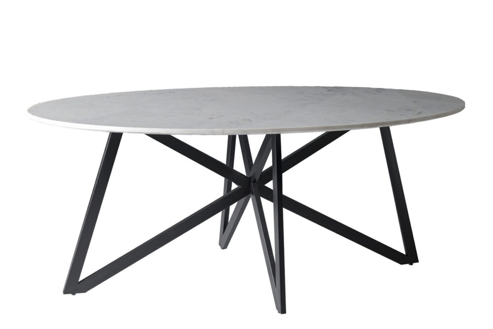 DT- Marble Oval Web White 200cm