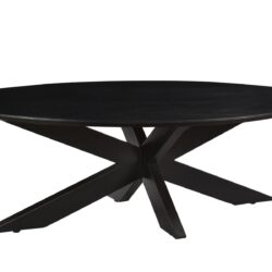 Oslo Oval Black130 cm