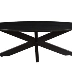 Oslo Oval Black130 cm