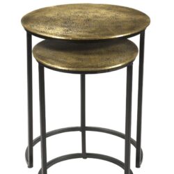 Cast Iron Beau Gold set of 2