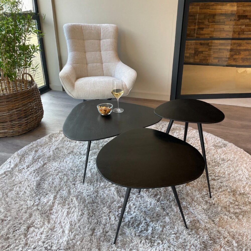 Brix Loua Black set of 3