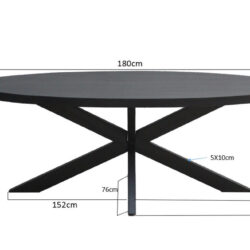 Kala Oval Spider 180 cm