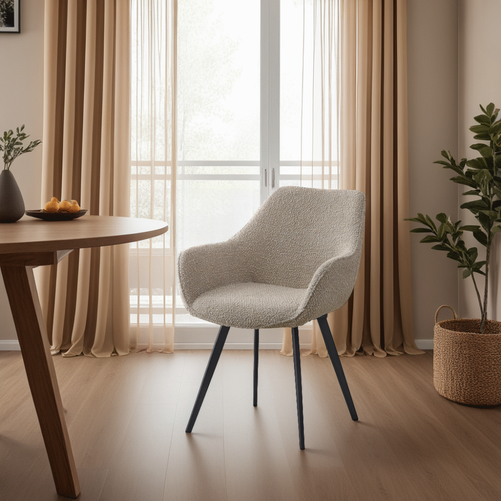 Luca Boucle Beige