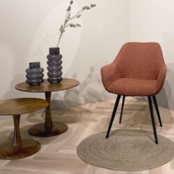 Luca Boucle Leaf Brown