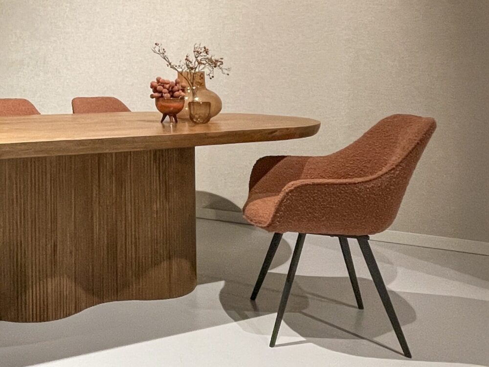 Luca Boucle Leaf Brown