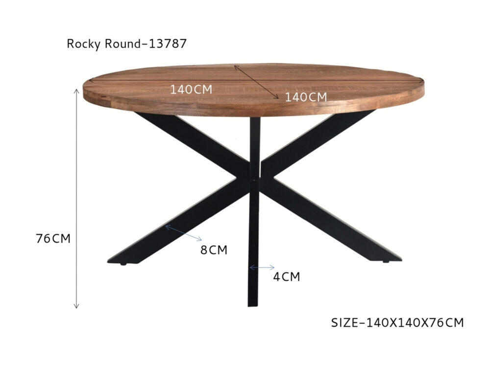 Rocky Round Spider 140cm