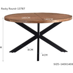 Rocky Round Spider 140cm