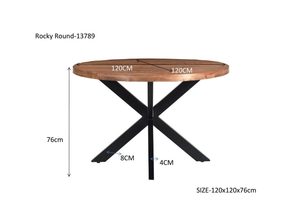 Rocky Round Spider 120cm
