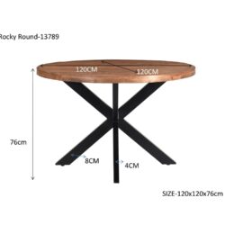 Rocky Round Spider 120cm