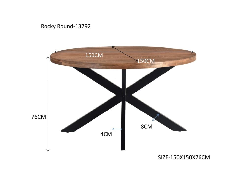Rocky Round Spider 150cm