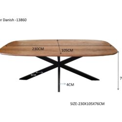 Jesper Danish Oval 230cm