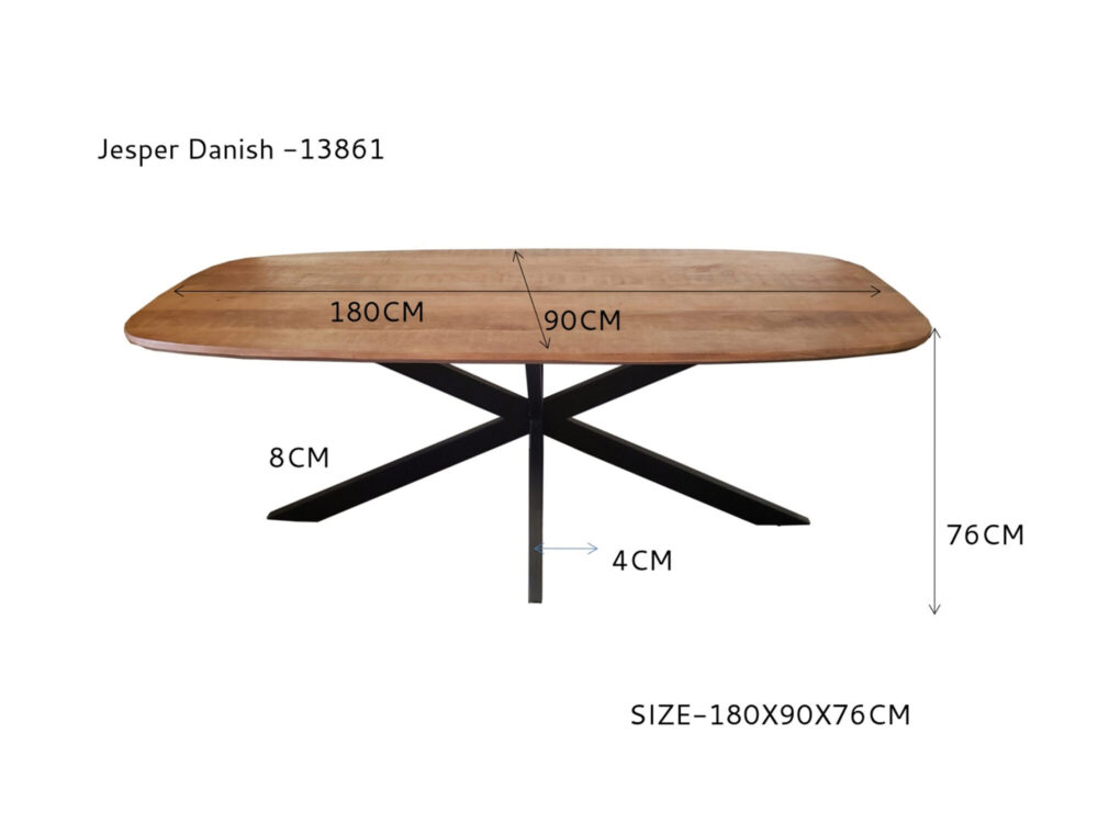 Jesper Danish Oval 180cm