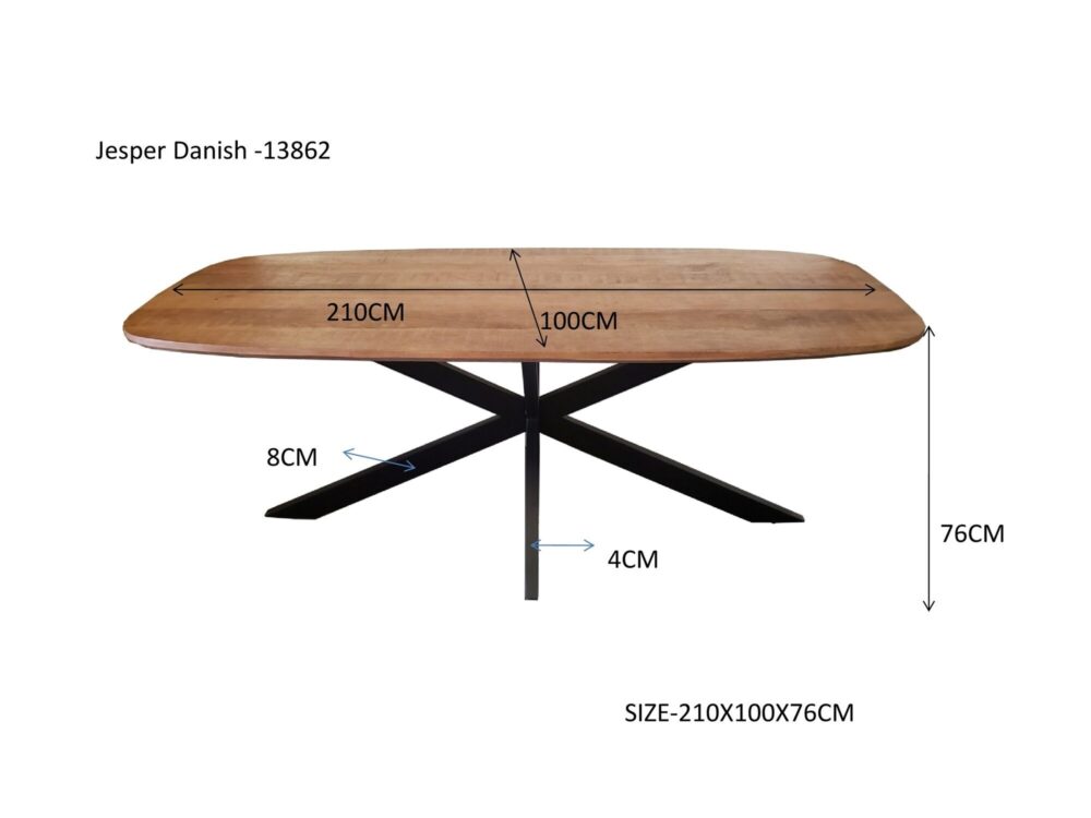 Jesper Danish Oval 210cm
