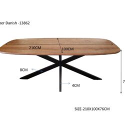 Jesper Danish Oval 210cm