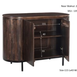 Noor Walnut 115cm