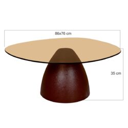 Brix Mylon Burgundy 86cm