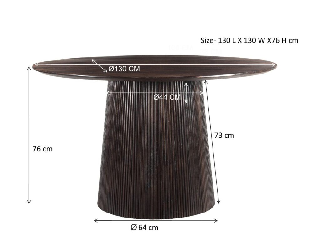 Salvator Walnut 130cm