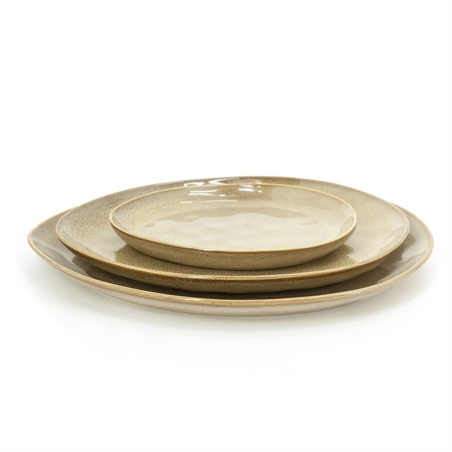 Dinner plate Daze – light brown